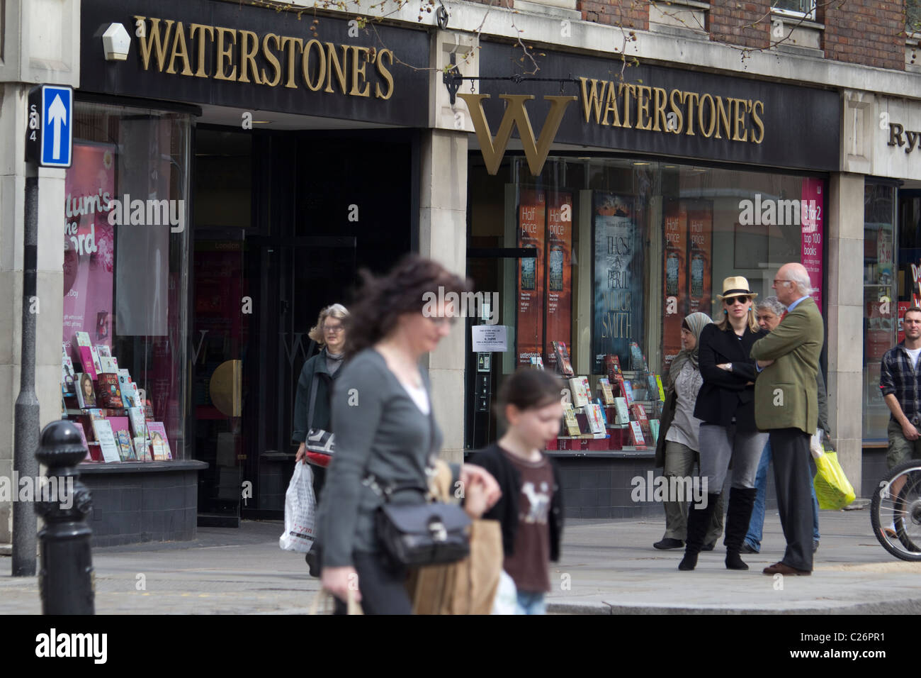 Waterstones book shop Kings Road Foto Stock