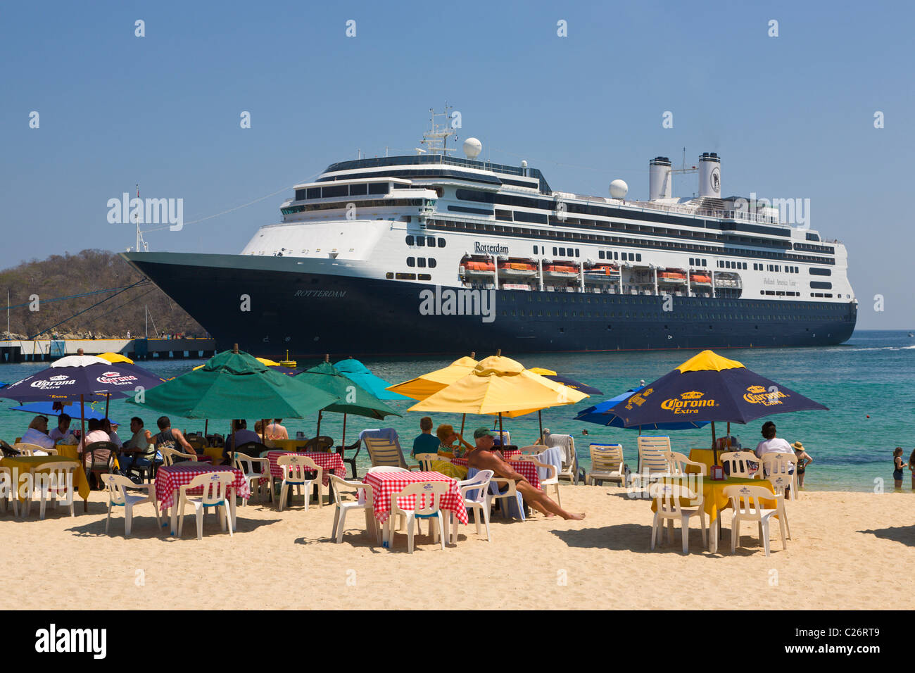 Rotterdam in nave da crociera Bahias de Huatulco, Oaxaca, Messico Foto Stock