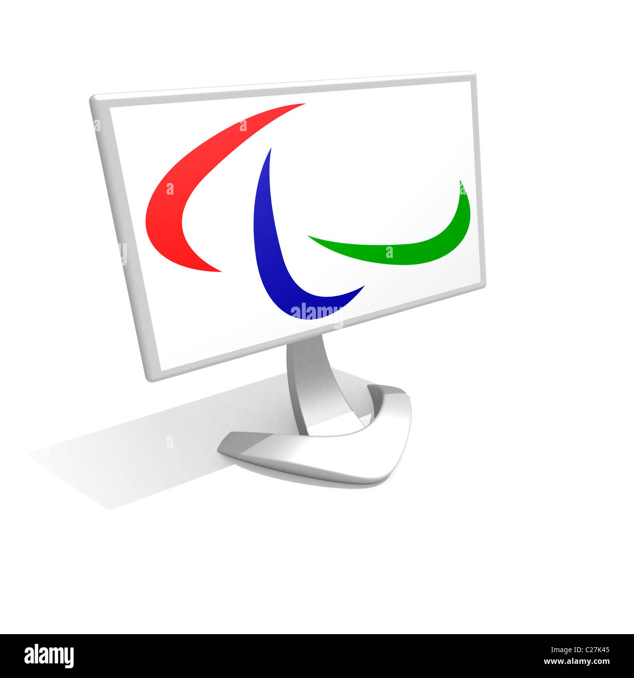IPC paralimpico internazionale bandiera Kommittee logo di Symbol Foto Stock