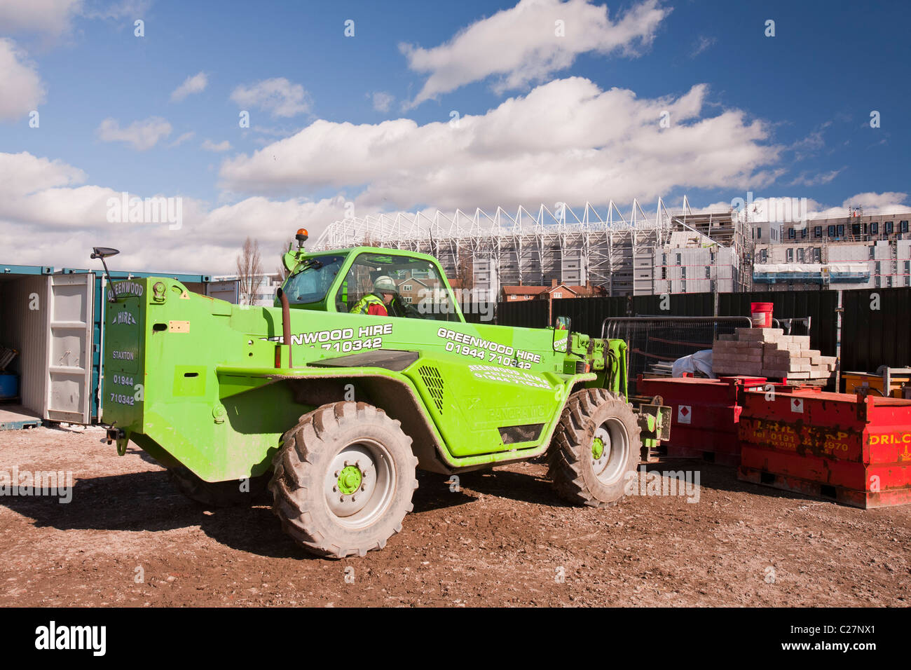 Un energia geotermica progetto dell Università di Newcastle, finanziata dal Dipartimento di Energia e cambiamento climatico. Foto Stock