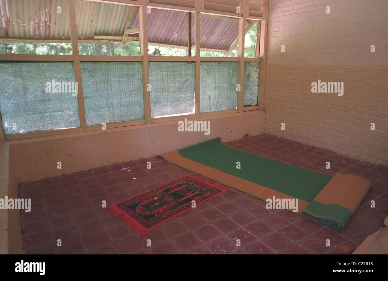 British architettura coloniale in Barakat, Sudan Foto Stock