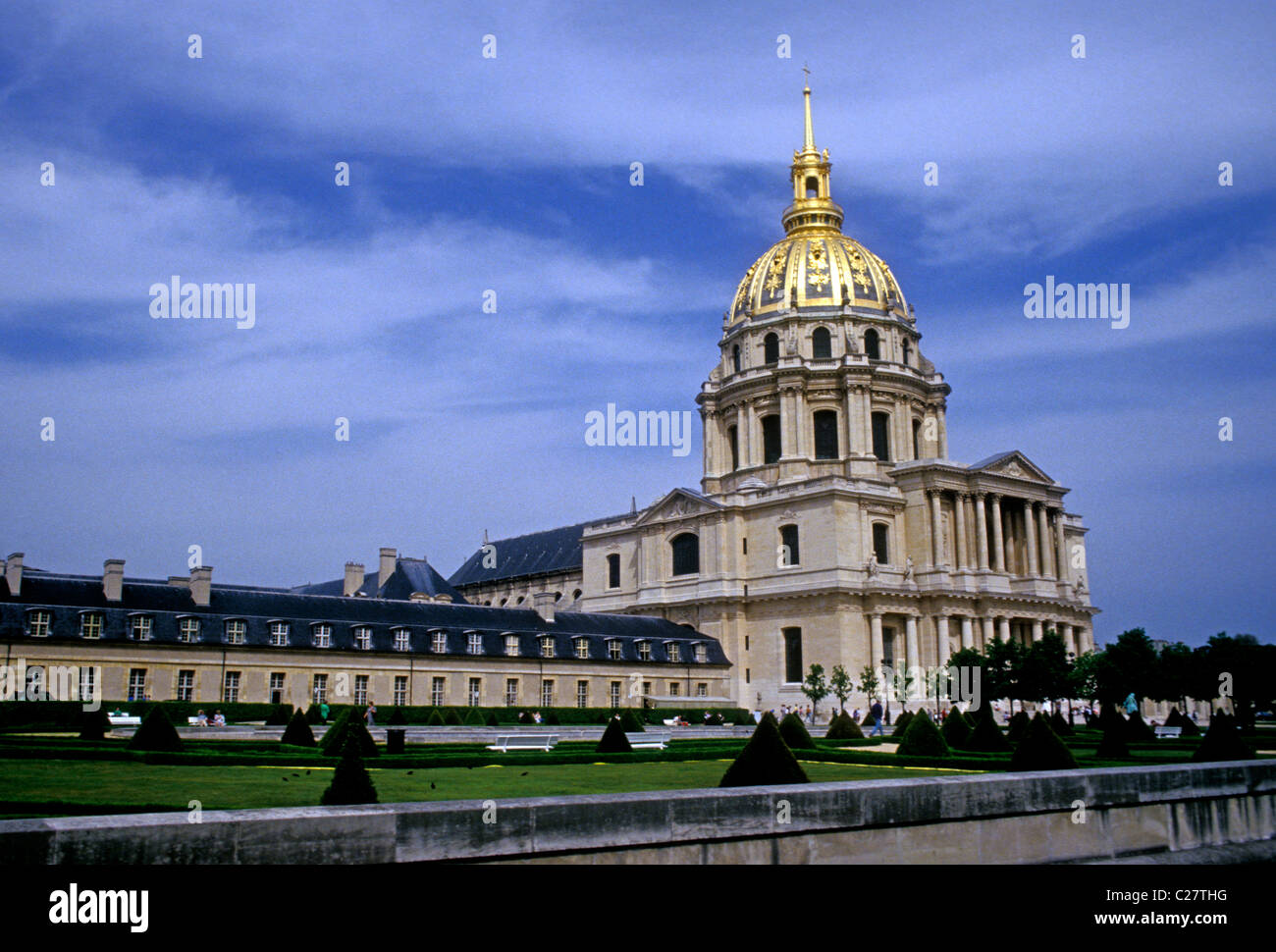 Chiesa Dome, Hotel des Invalides, a cupola des Invalides, tomba reale, la casa di cura, città capitale, Parigi, Ile-de-France, Francia, Europa Foto Stock