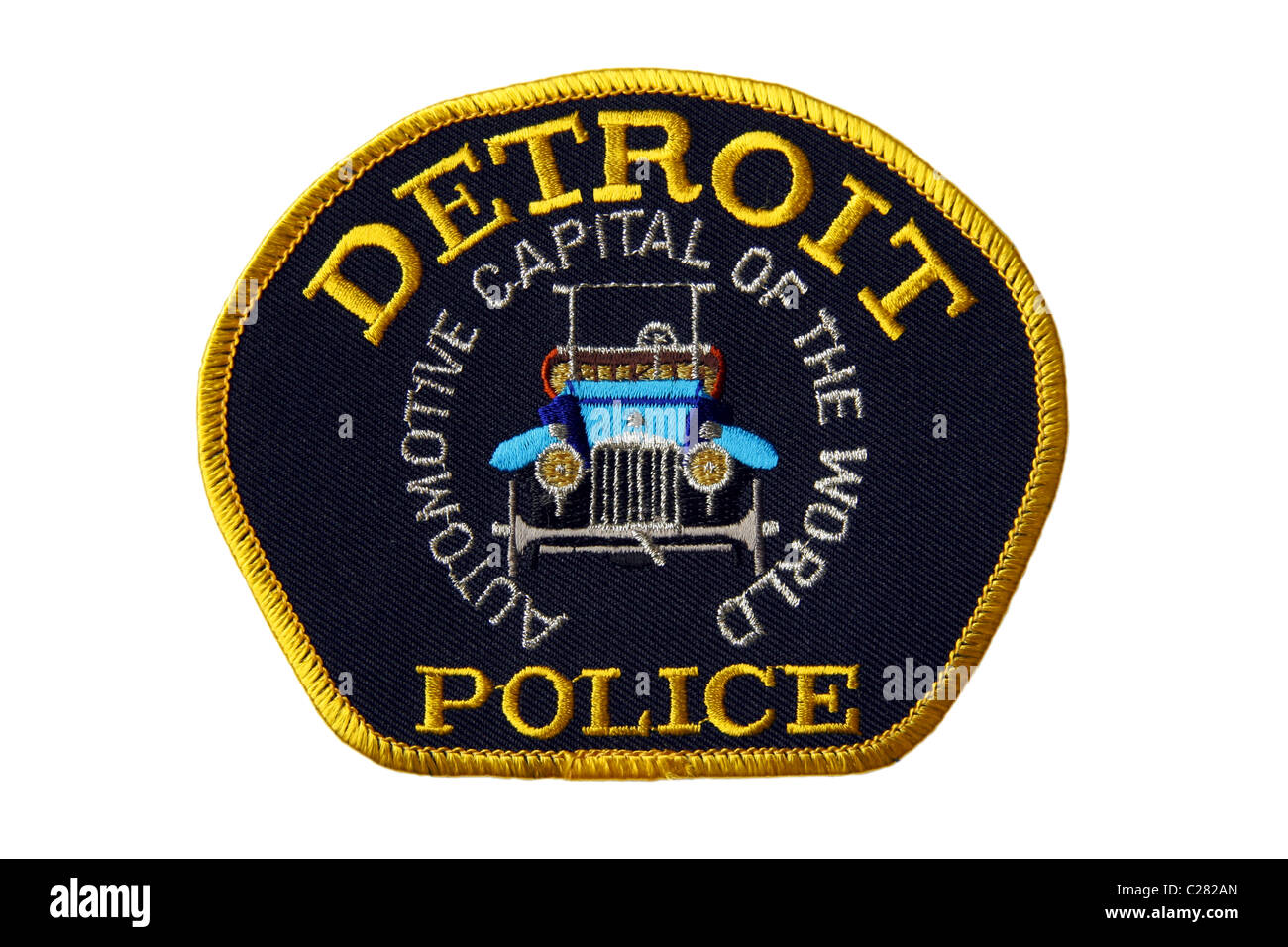 Detroit patch di polizia Foto Stock