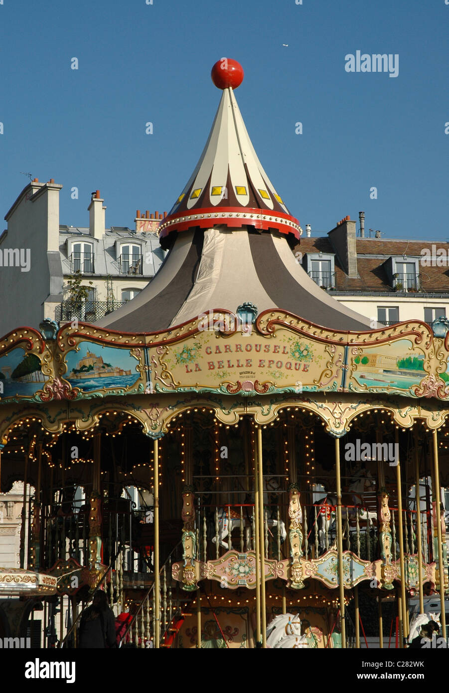 Hotel Ville ,il municipio di Parigi. Francia Foto Stock