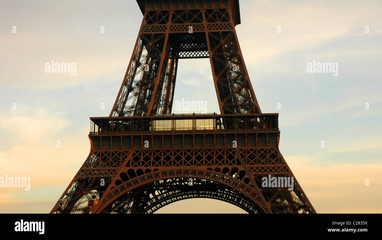Torre Eiffel, Parigi, Francia Foto Stock