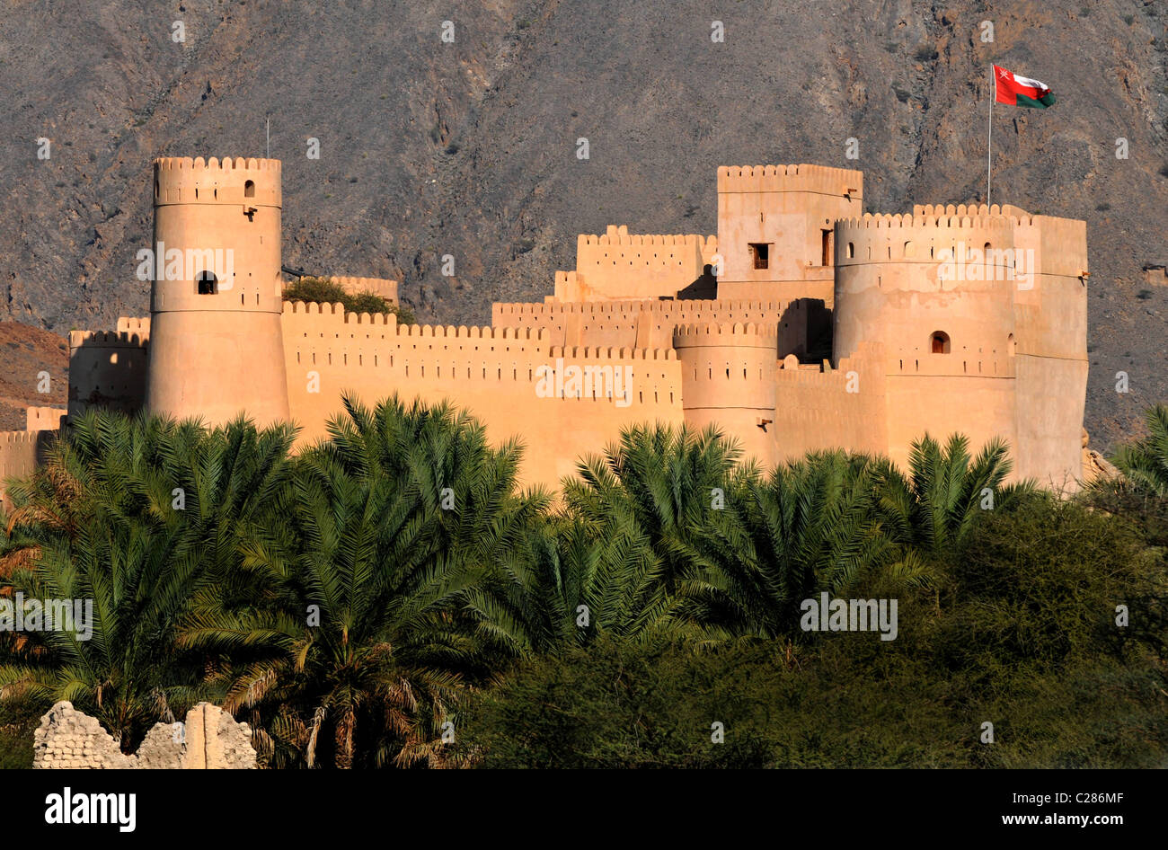 Nakhal Fort, Oman Foto Stock
