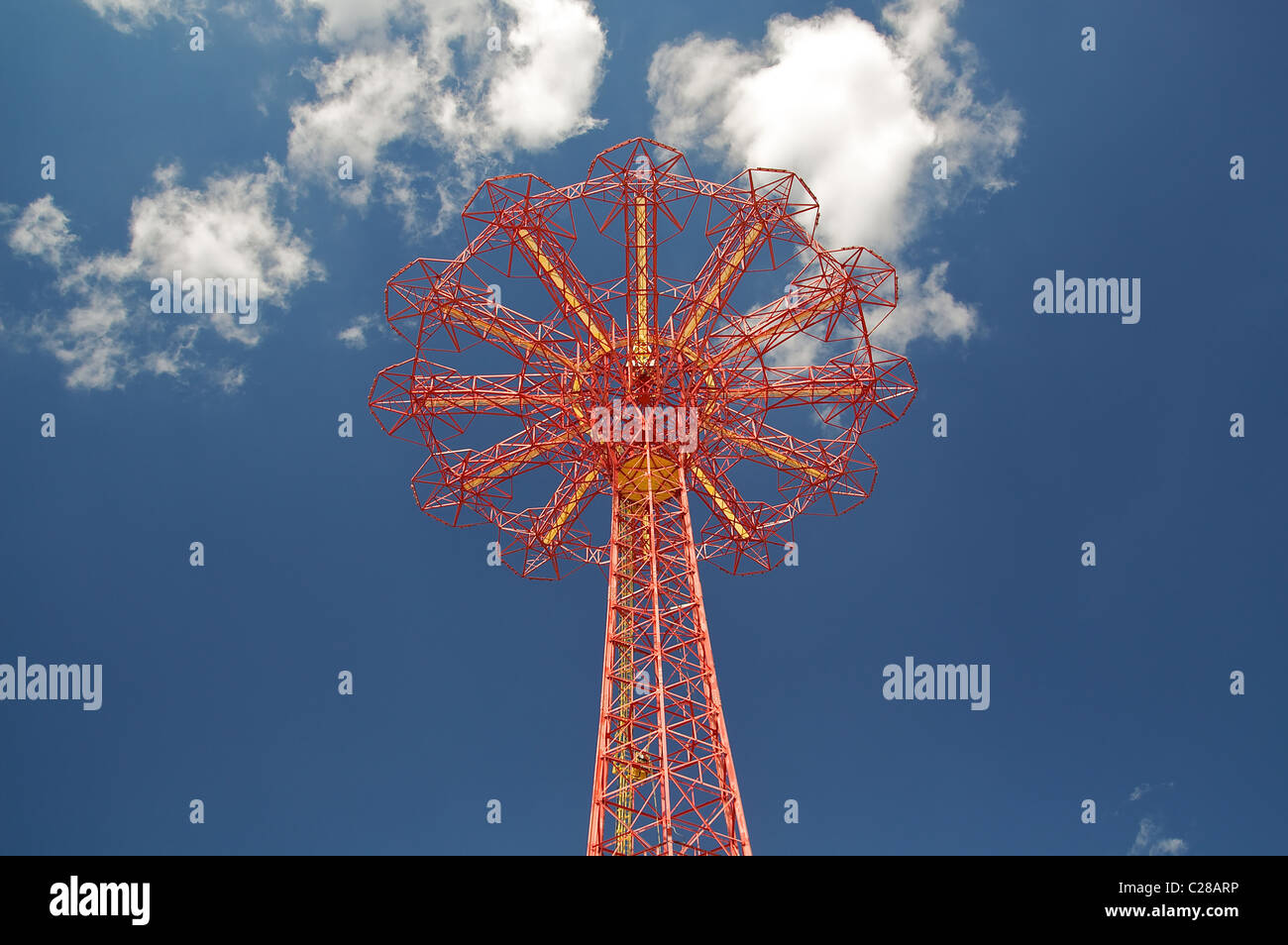 Il Parachute Jump, Coney Island, Brooklyn Foto Stock