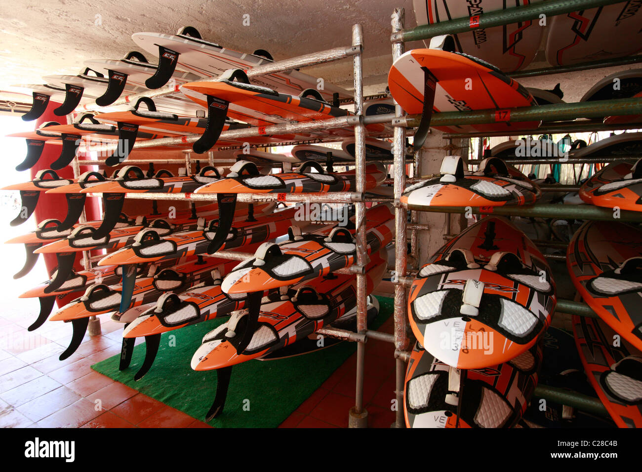 Ingranaggio di windsurf Foto Stock