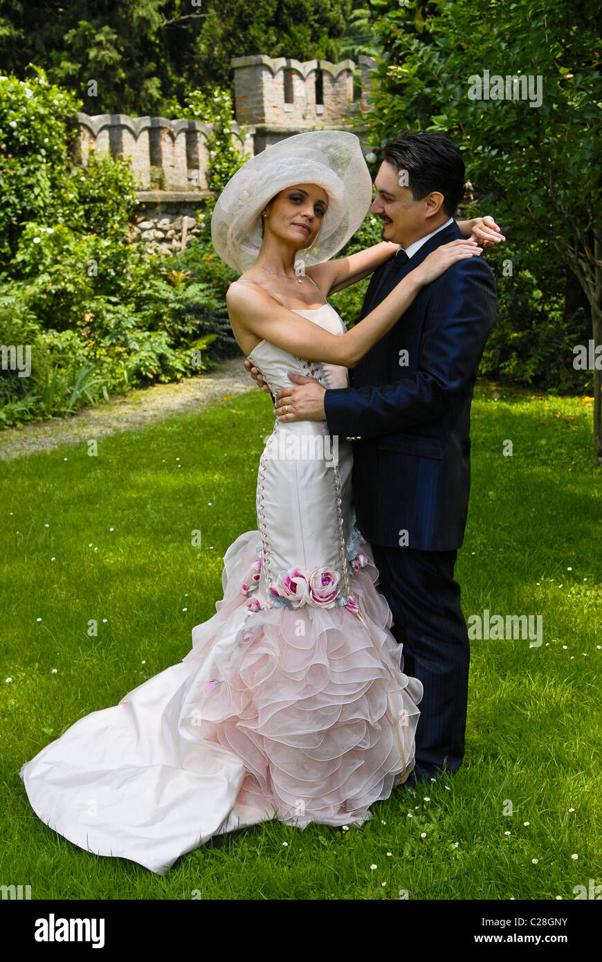 Sposa e lo sposo, Italia, Europa Foto Stock