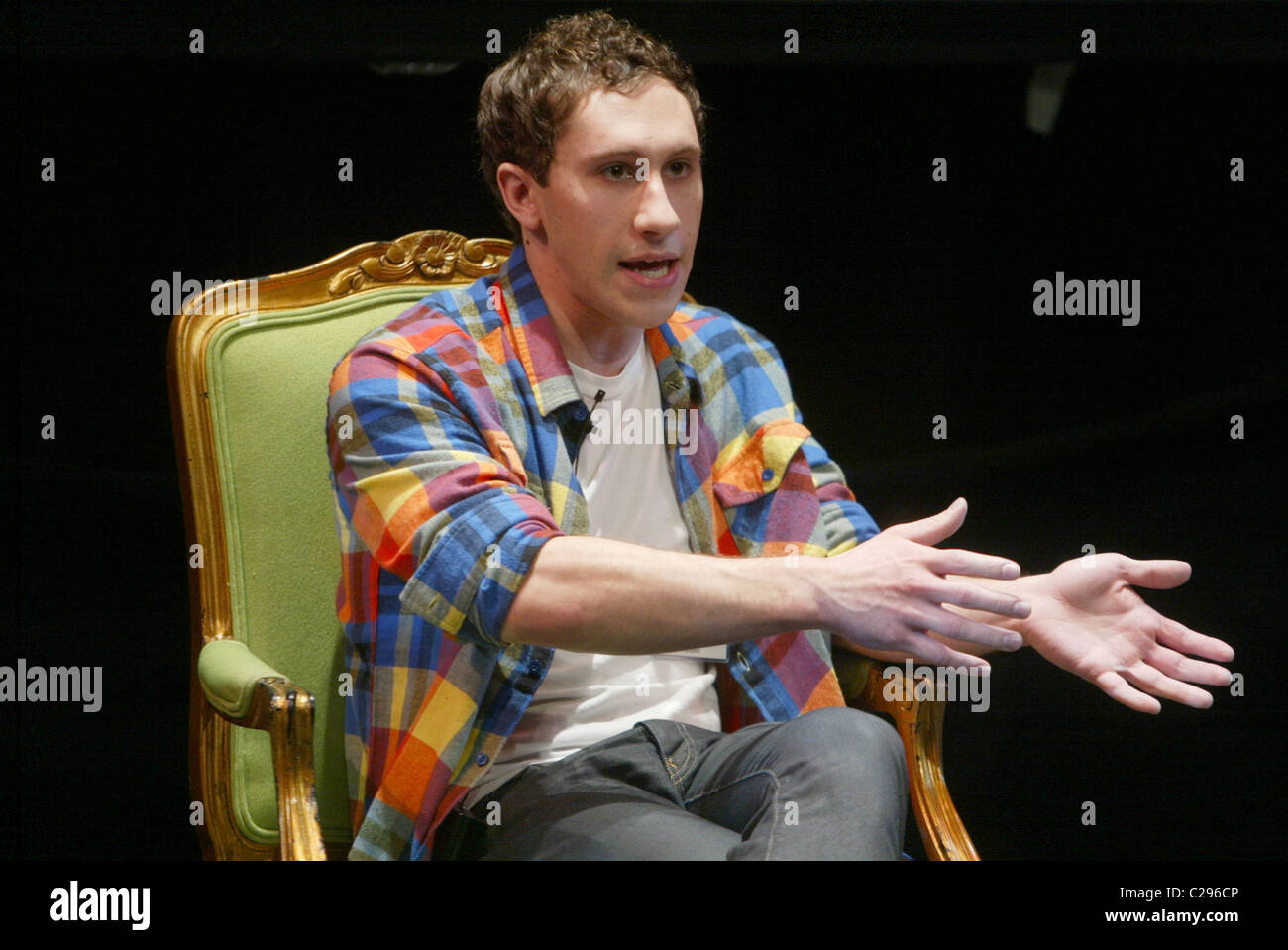 Scott Lindenbaum- cofondatore letteratura elettrico al vertice di eBOOK affrontare i mezzi di cambio rapido da stampa a Foto Stock