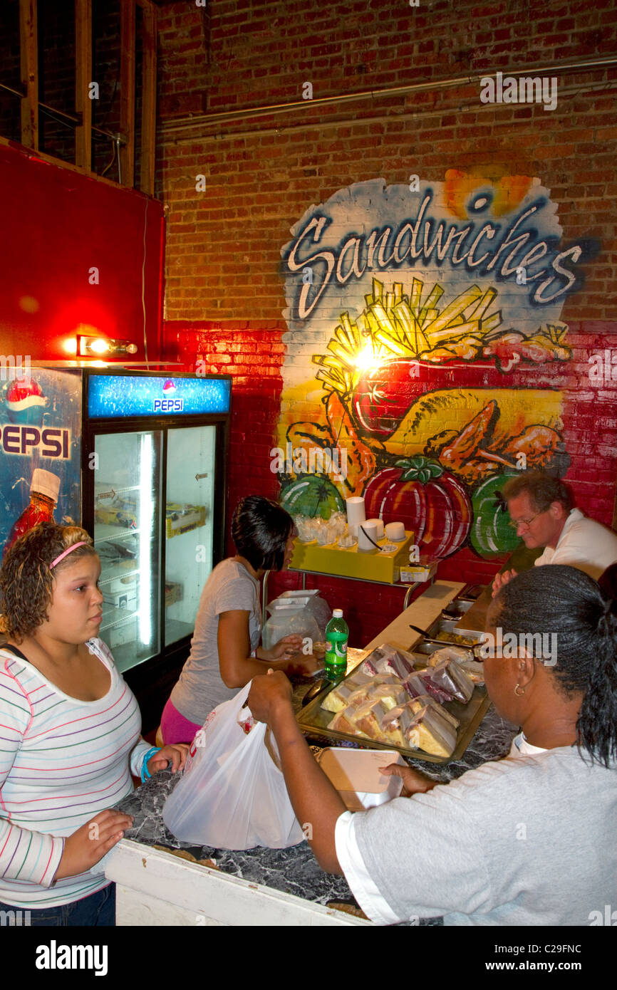 Strong's soul food ristorante in Selma, Alabama, Stati Uniti d'America. Foto Stock