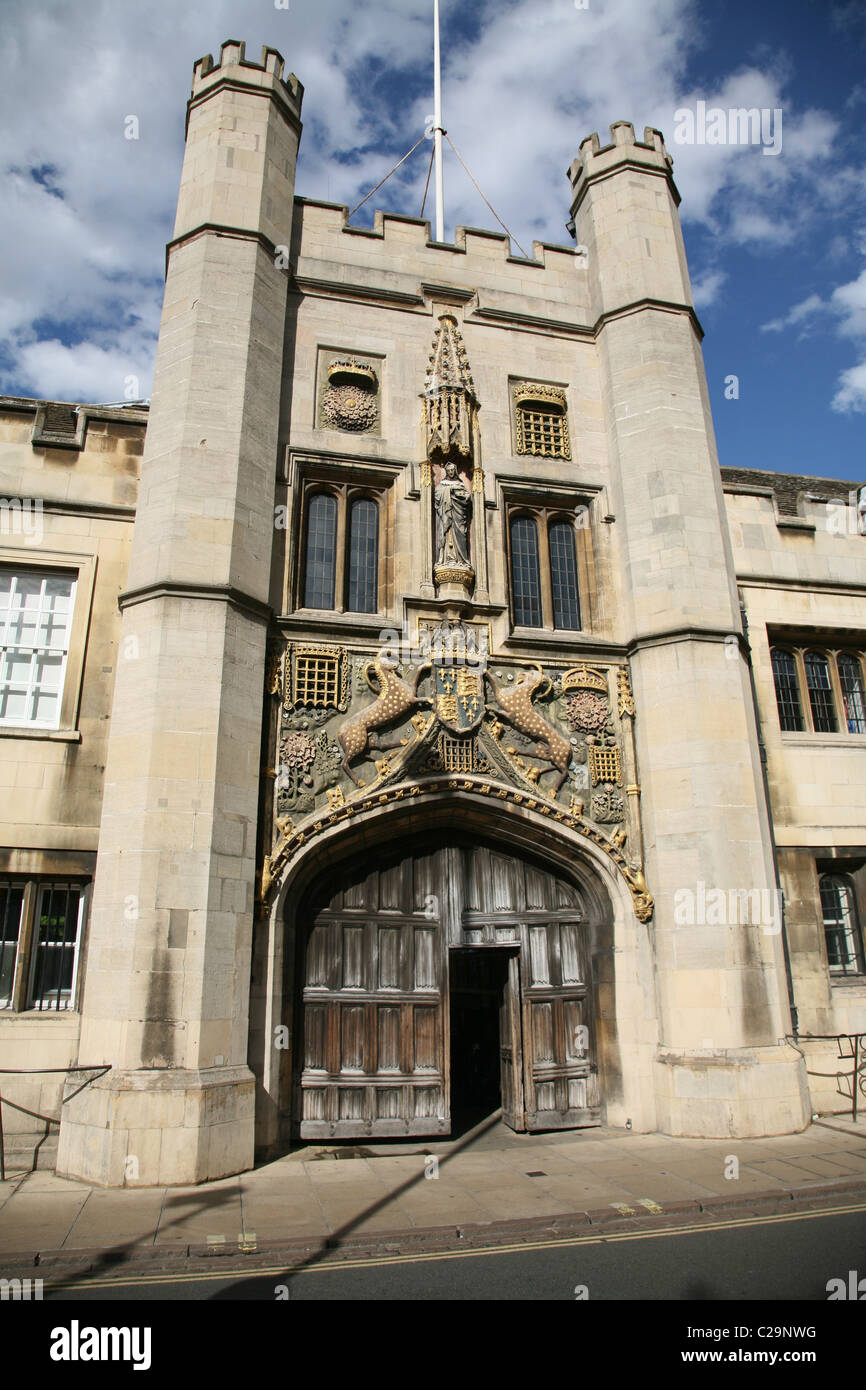 Università di Cambridge entrata a Jesus College Foto Stock