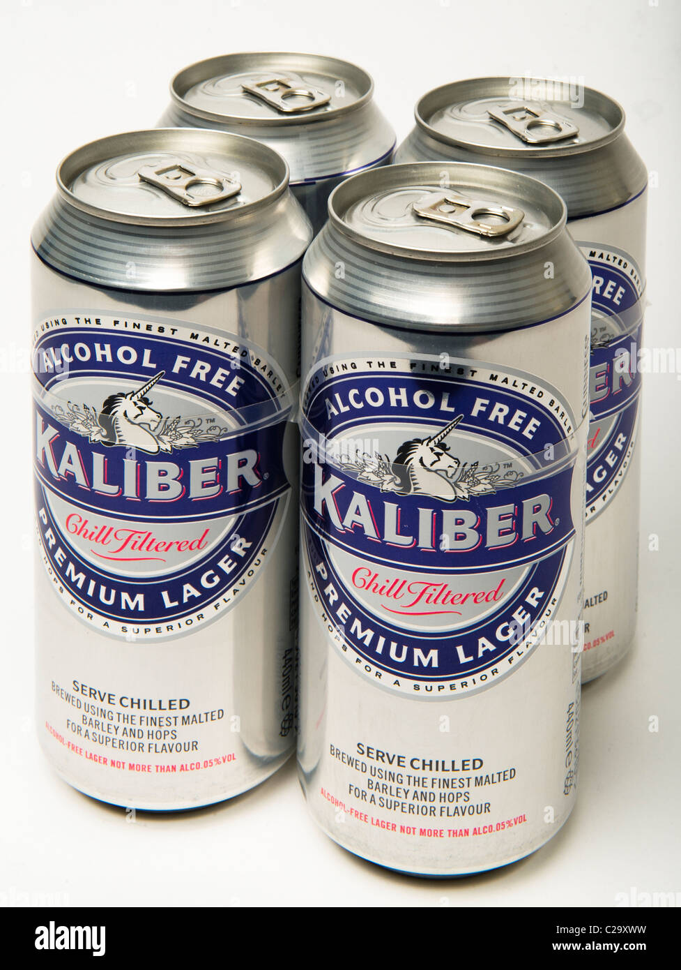 Alcool Kaliber libera maggiore di 0% Foto Stock