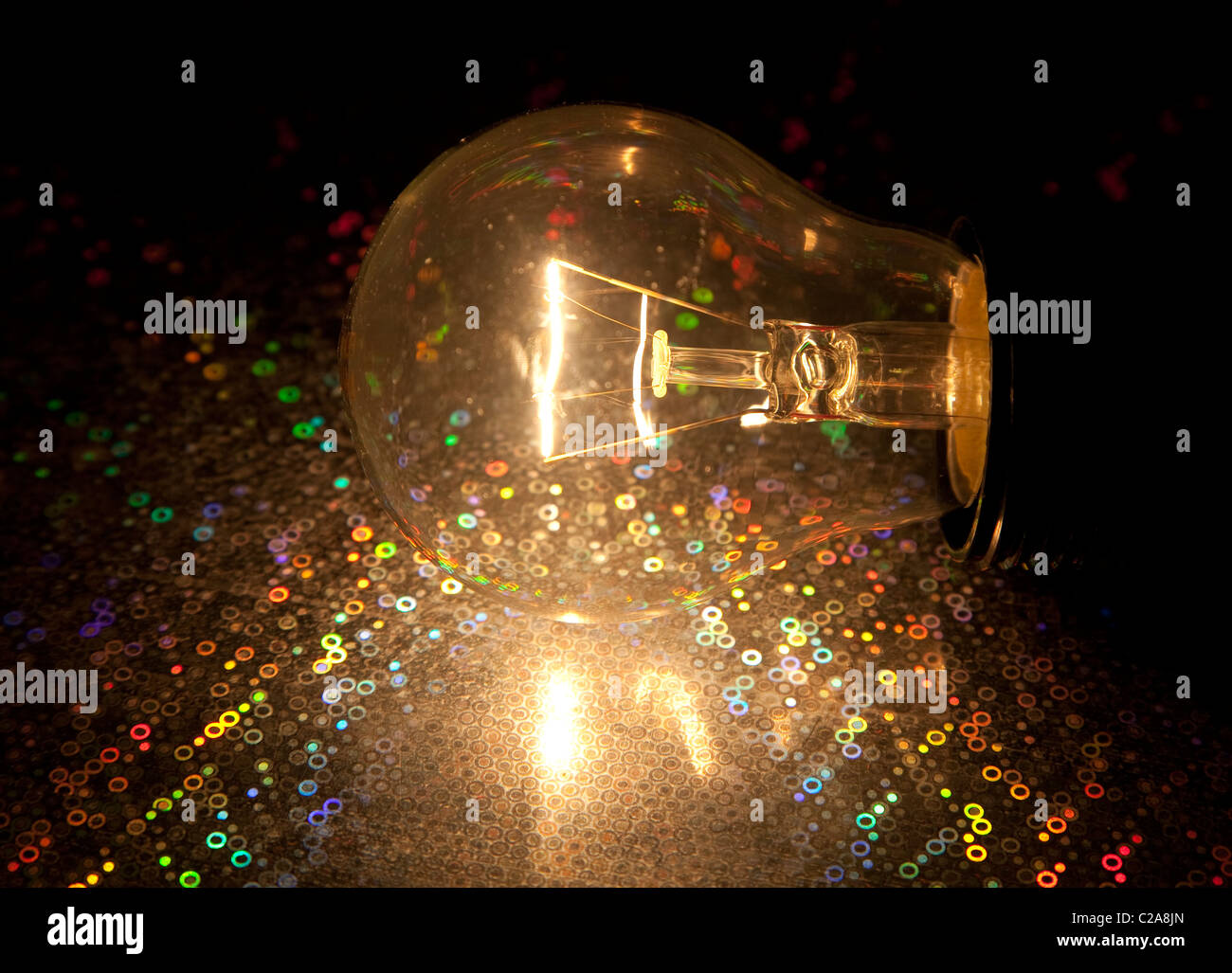 Filamento di tungsteno lampadine luce ridotta gradualmente a partire dal 2012 nell'UE Foto Stock