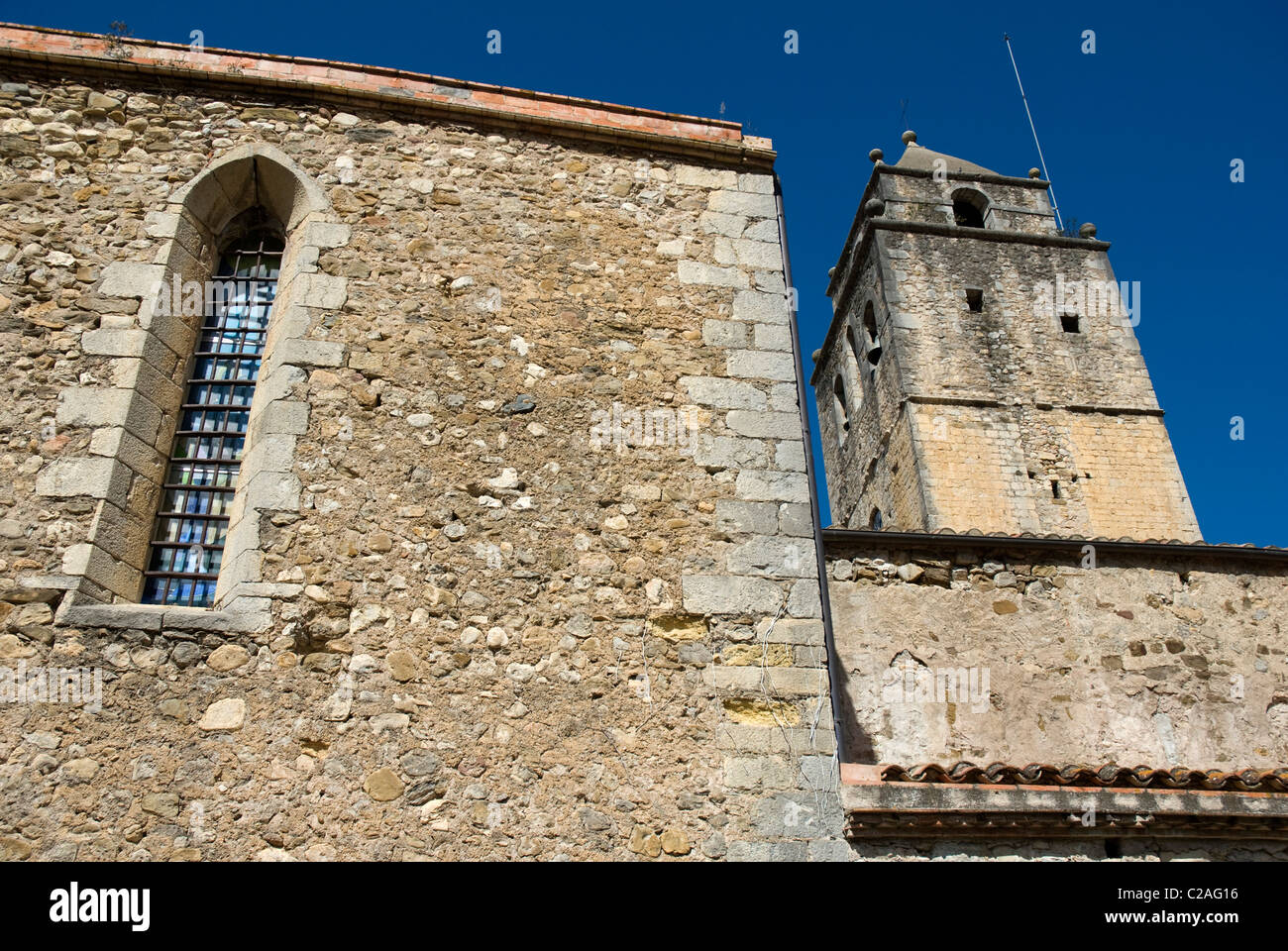 Sant Llorenç de la Muga. Alt Emporda. La provincia di Girona. La Catalogna. Spagna Foto Stock
