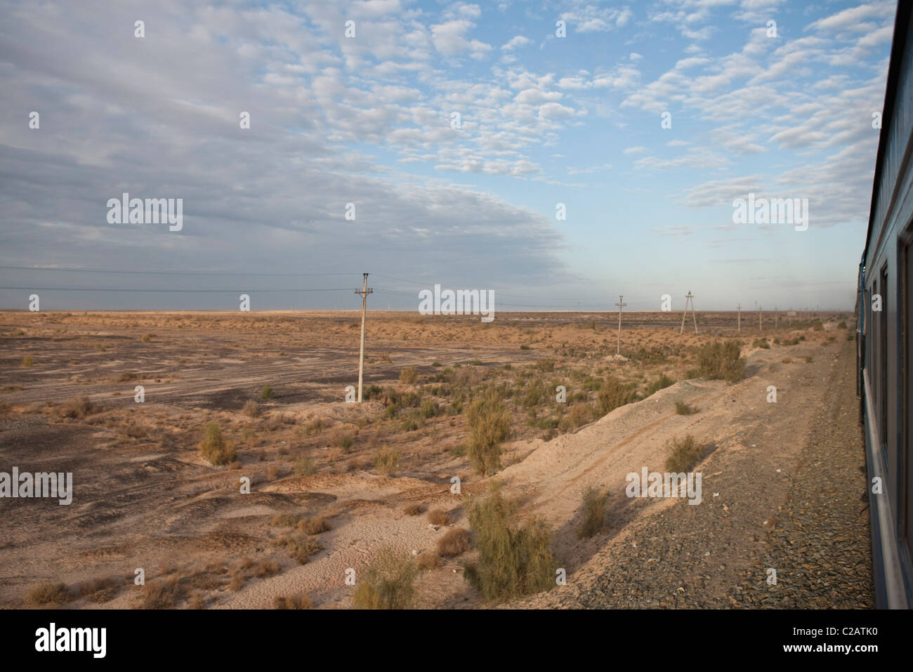 Uzbekistan, viaggio in treno attraverso l'antica Via della Seta Foto Stock