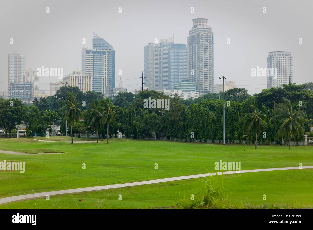 Filippine, Luzon, Manila, city park Foto Stock