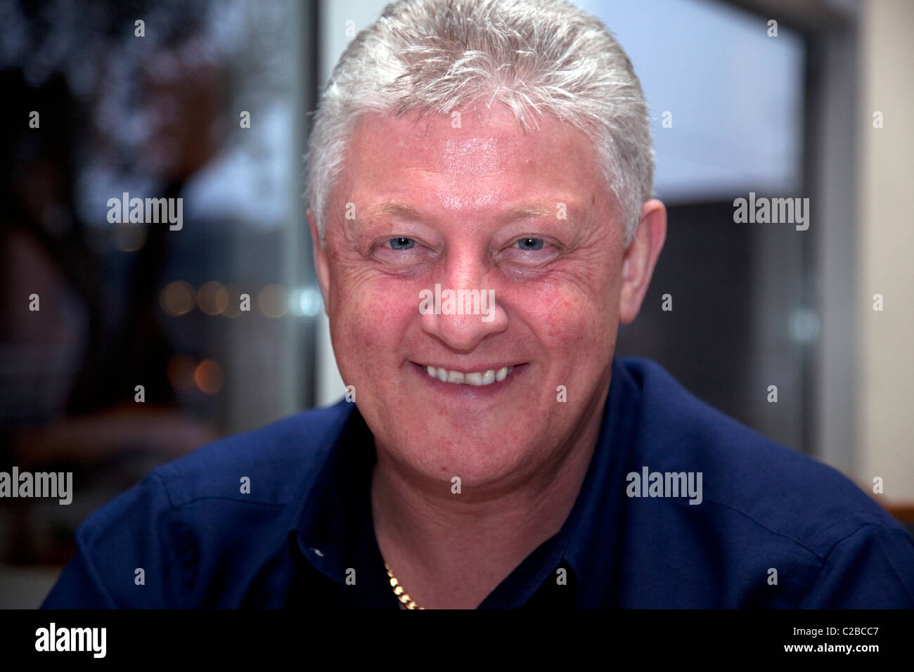 Comico e BBC radio personalità stili di Sean, Liverpool Foto Stock