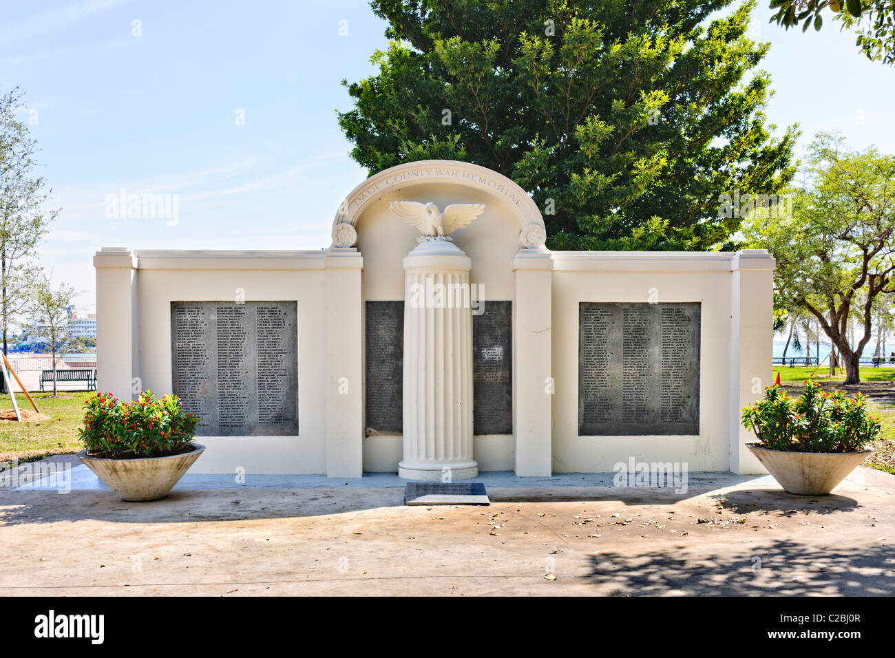Dade County War Memorial, bayfront park, Miami Foto Stock