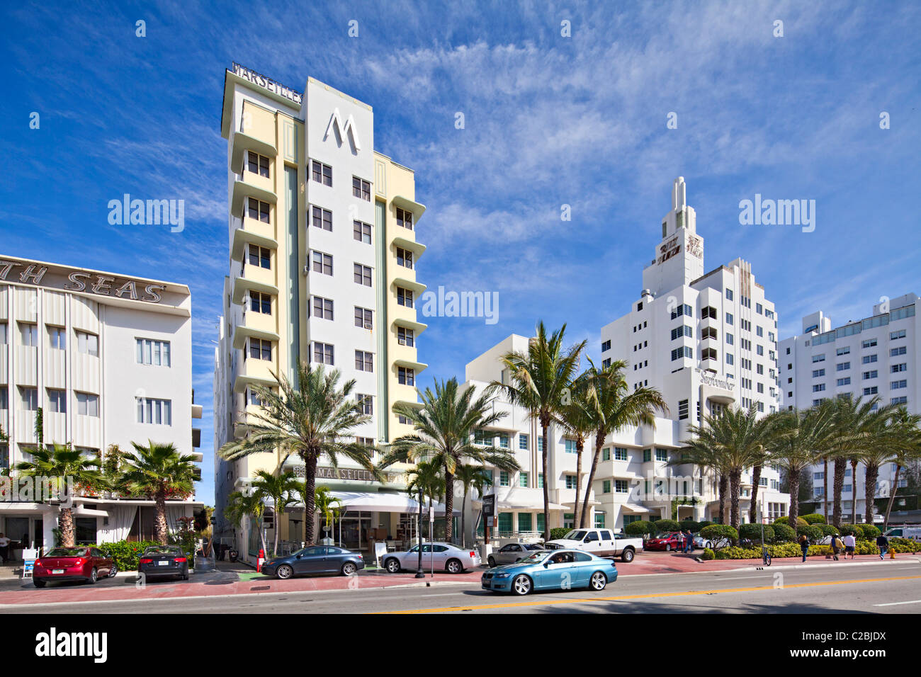 Marsiglia Hotel Ritz Plaza, South Beach, Miami Foto Stock