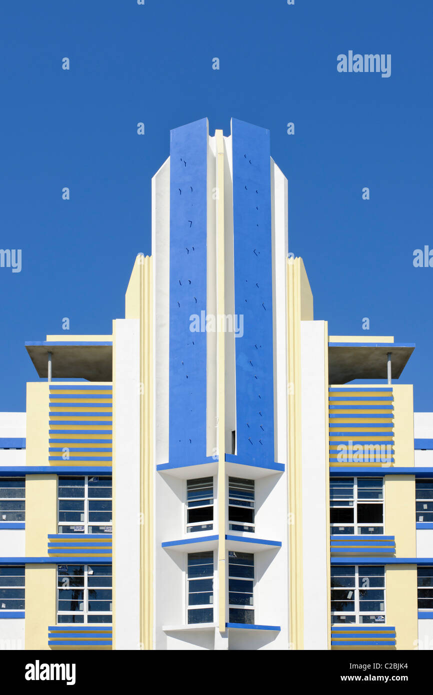 Art Deco di South Beach e a Miami Foto Stock