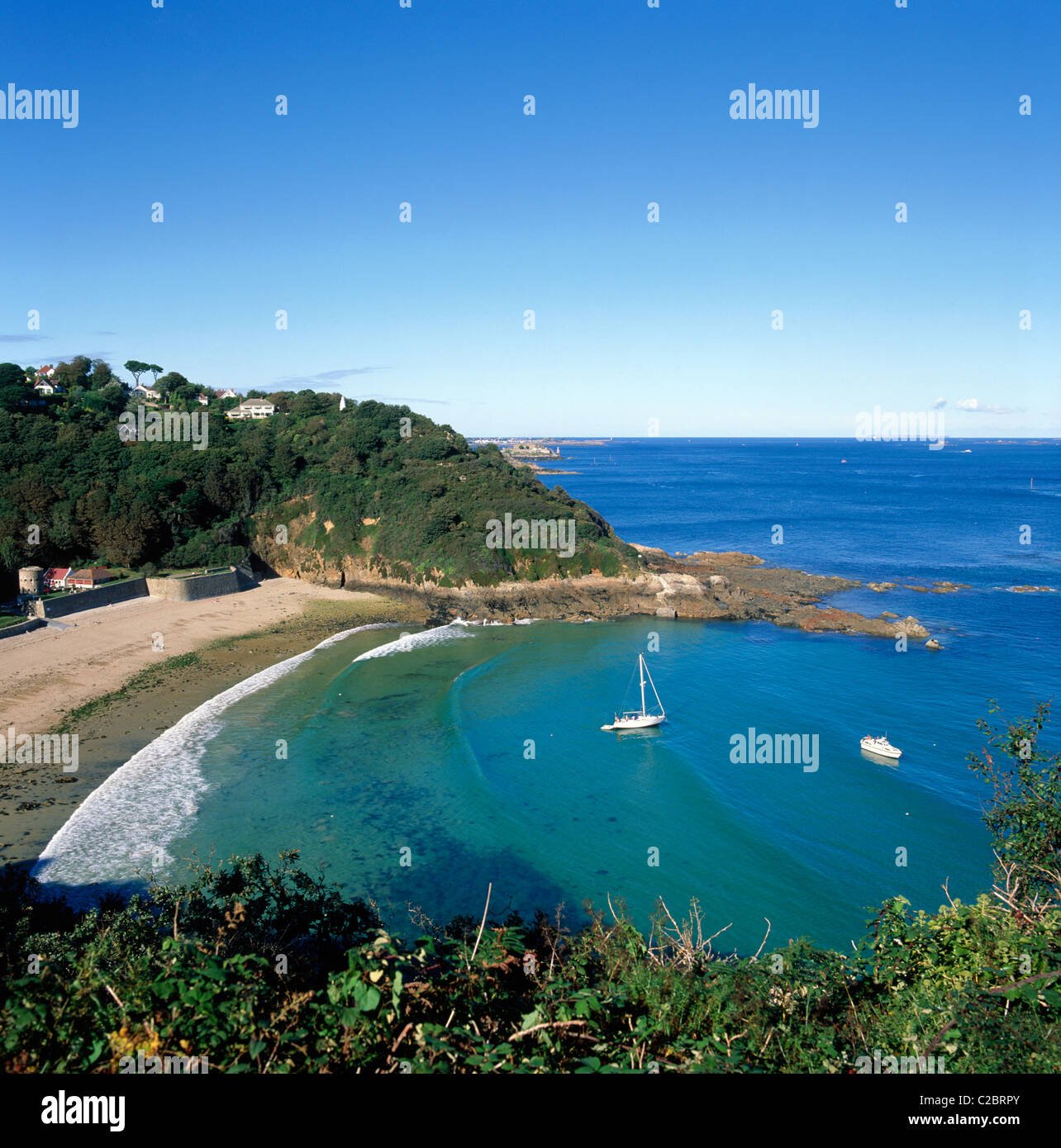 St Martin Guernsey nelle isole del Canale Foto Stock