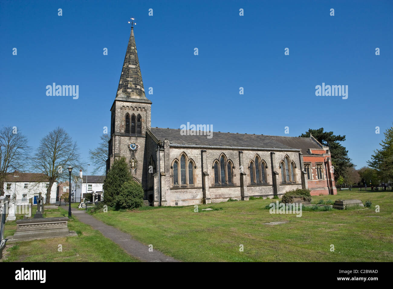 Chiesa Parrocchiale di San Giacomo Rawcliffe Nr Goole West Yorkshire Inghilterra Foto Stock