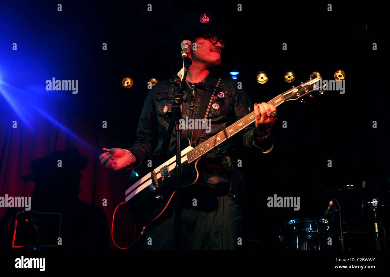 Adam Ant live 2011 a l'acqua ratti Kings Cross Londra Foto Stock