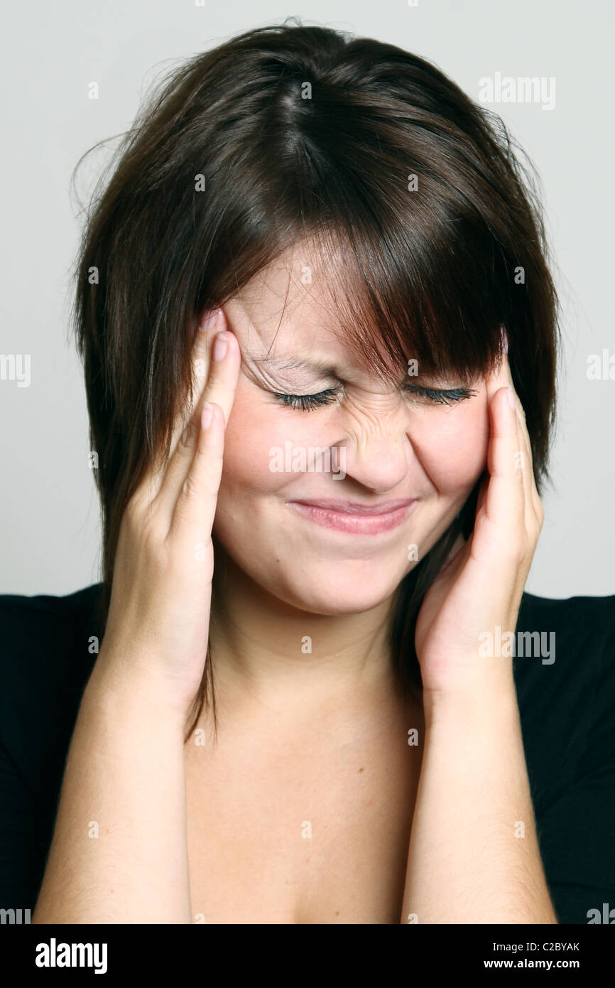 Immagine simbolica: mal di testa Foto Stock