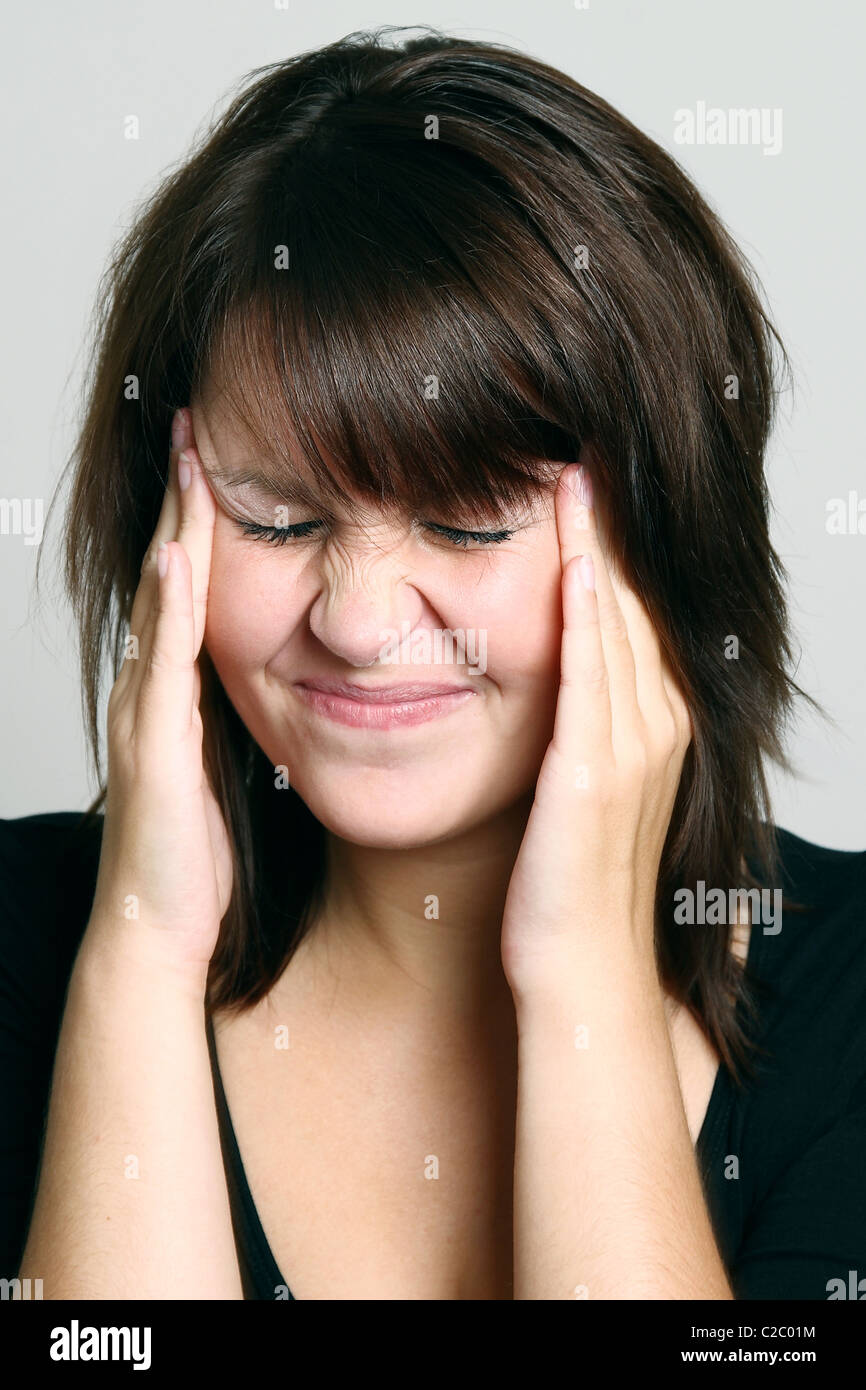 Immagine simbolica: mal di testa Foto Stock