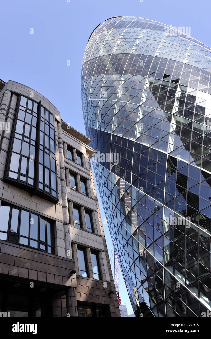 Swiss Re Tower of London Inghilterra England Foto Stock