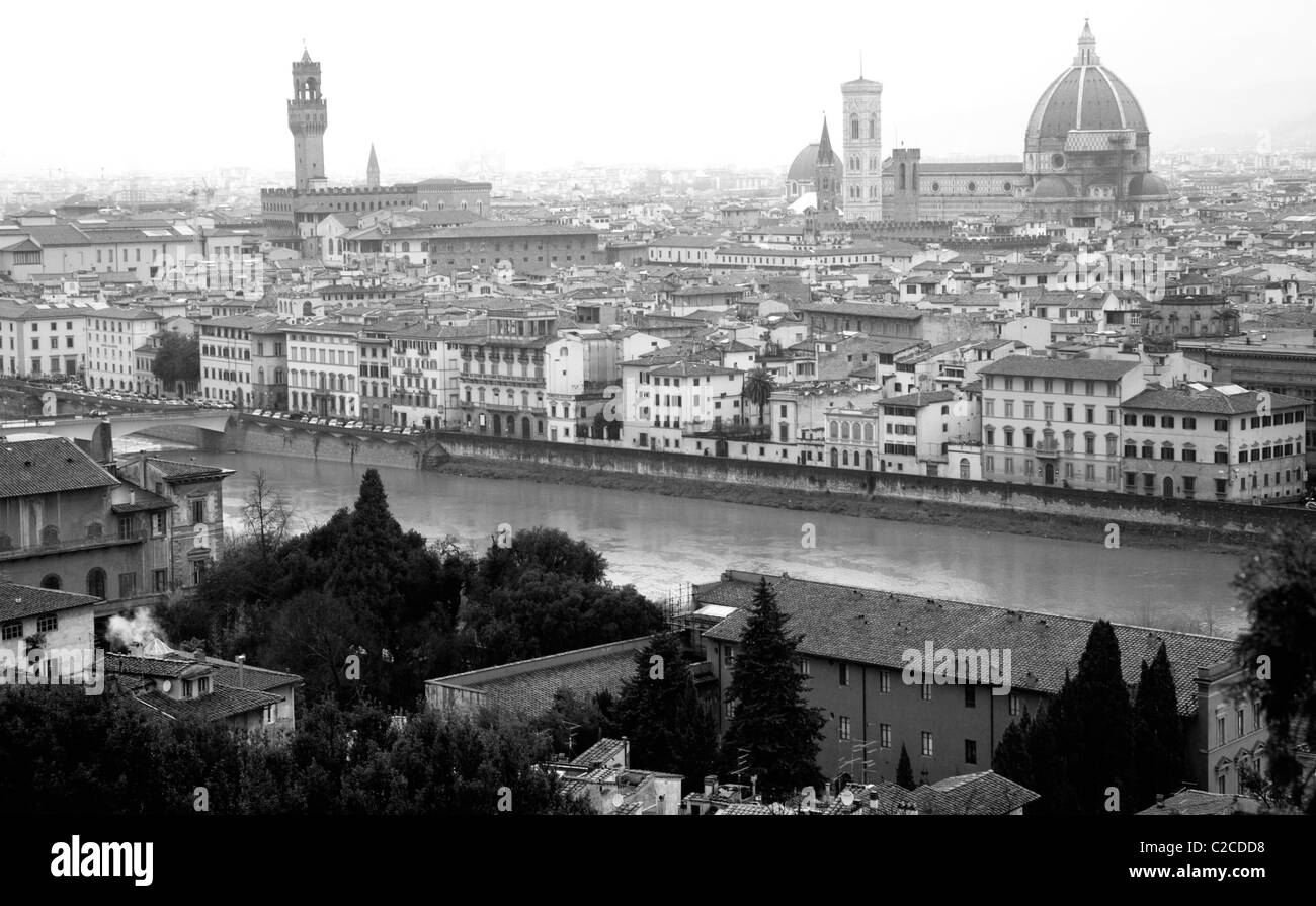 Vista aerea di Firenze Italia Foto Stock