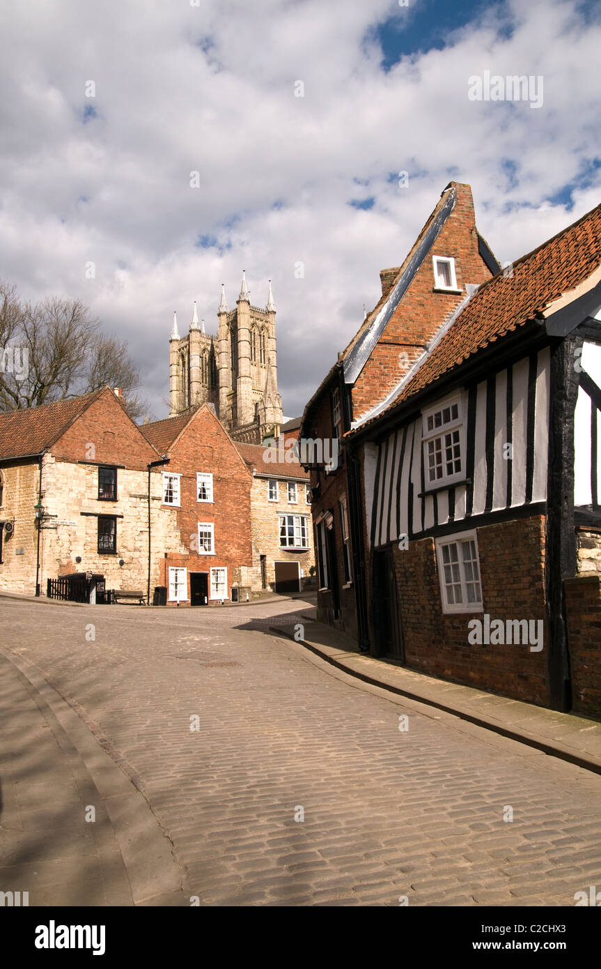 Svuotare Lincoln road Foto Stock