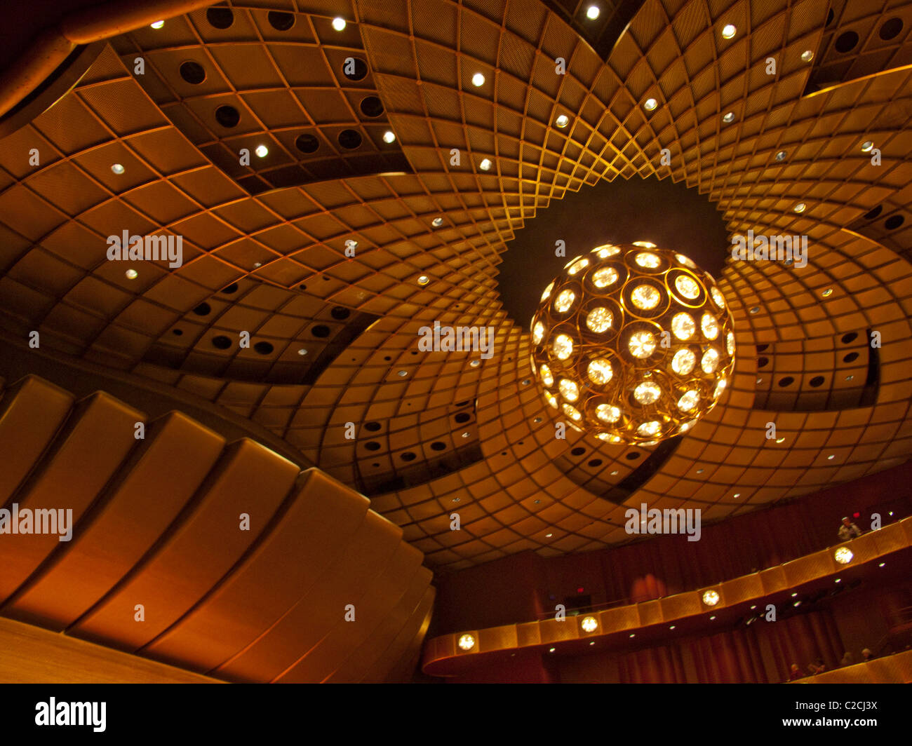 Illuminazione interna del David H Koch Theatre Foto Stock