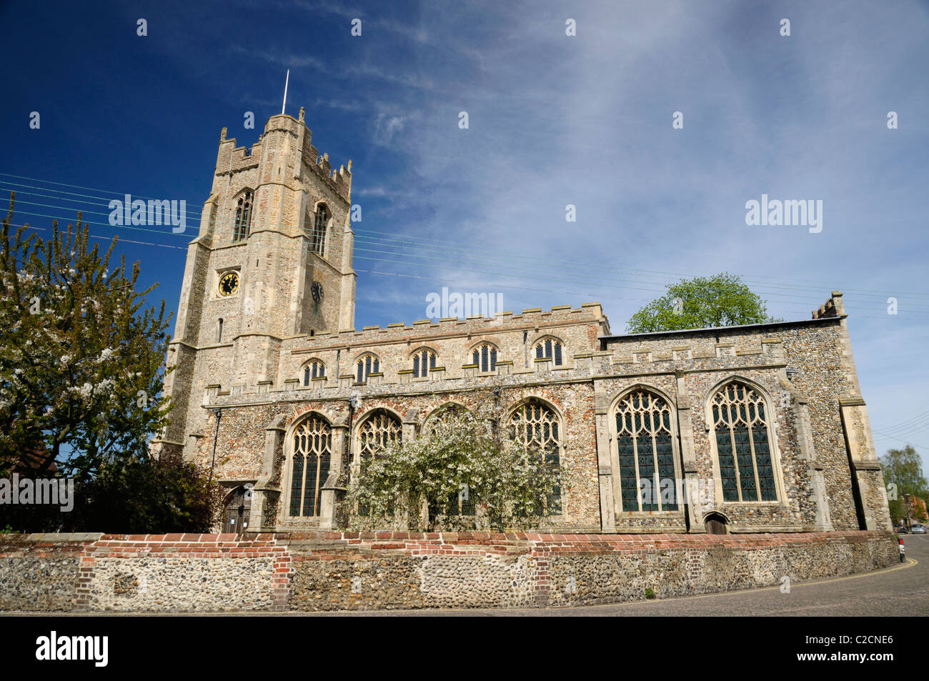 Chiesa di tutti i santi a Sudbury, Suffolk, Regno Unito. Foto Stock