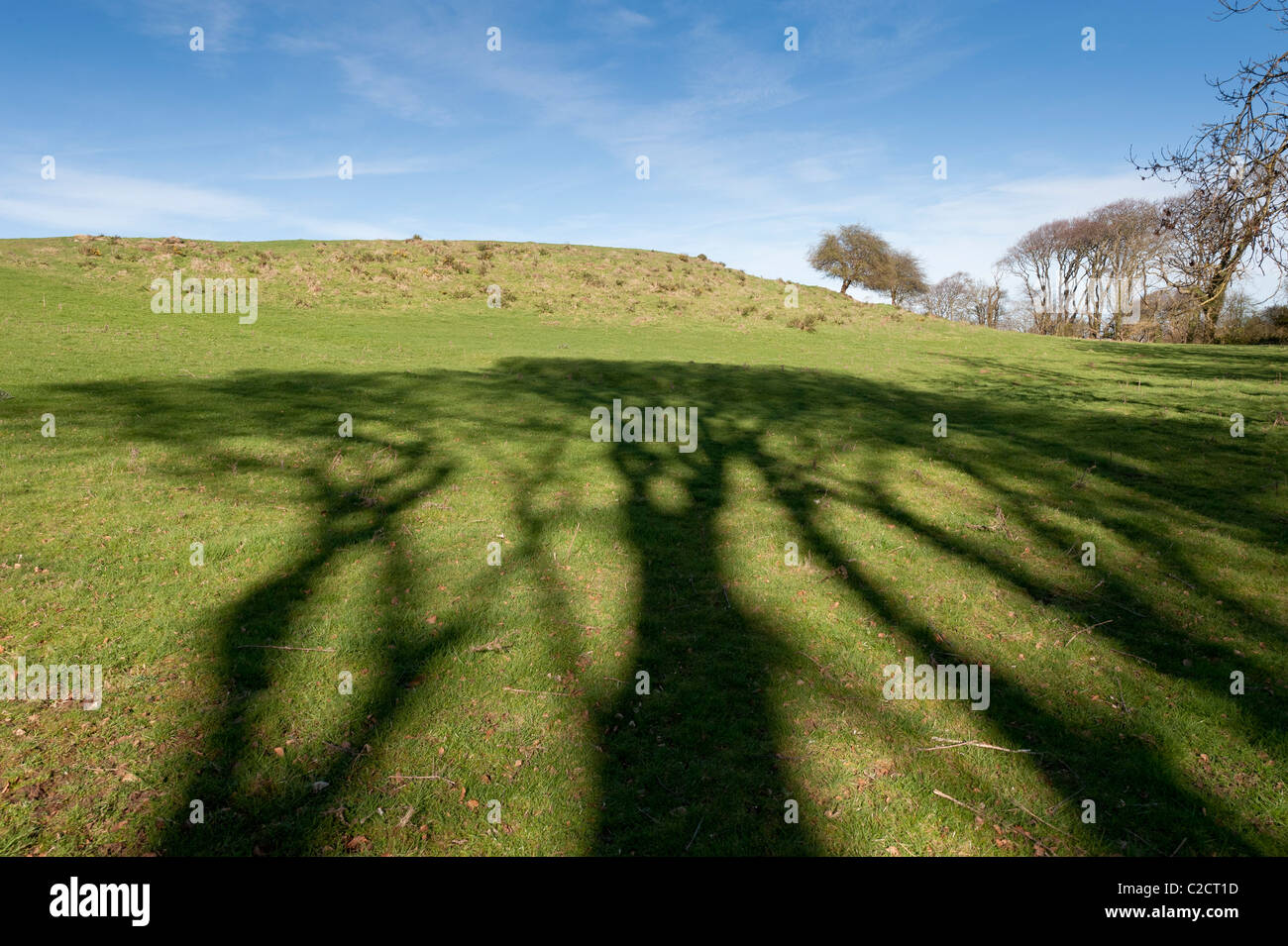 Howick Hill Fort Foto Stock