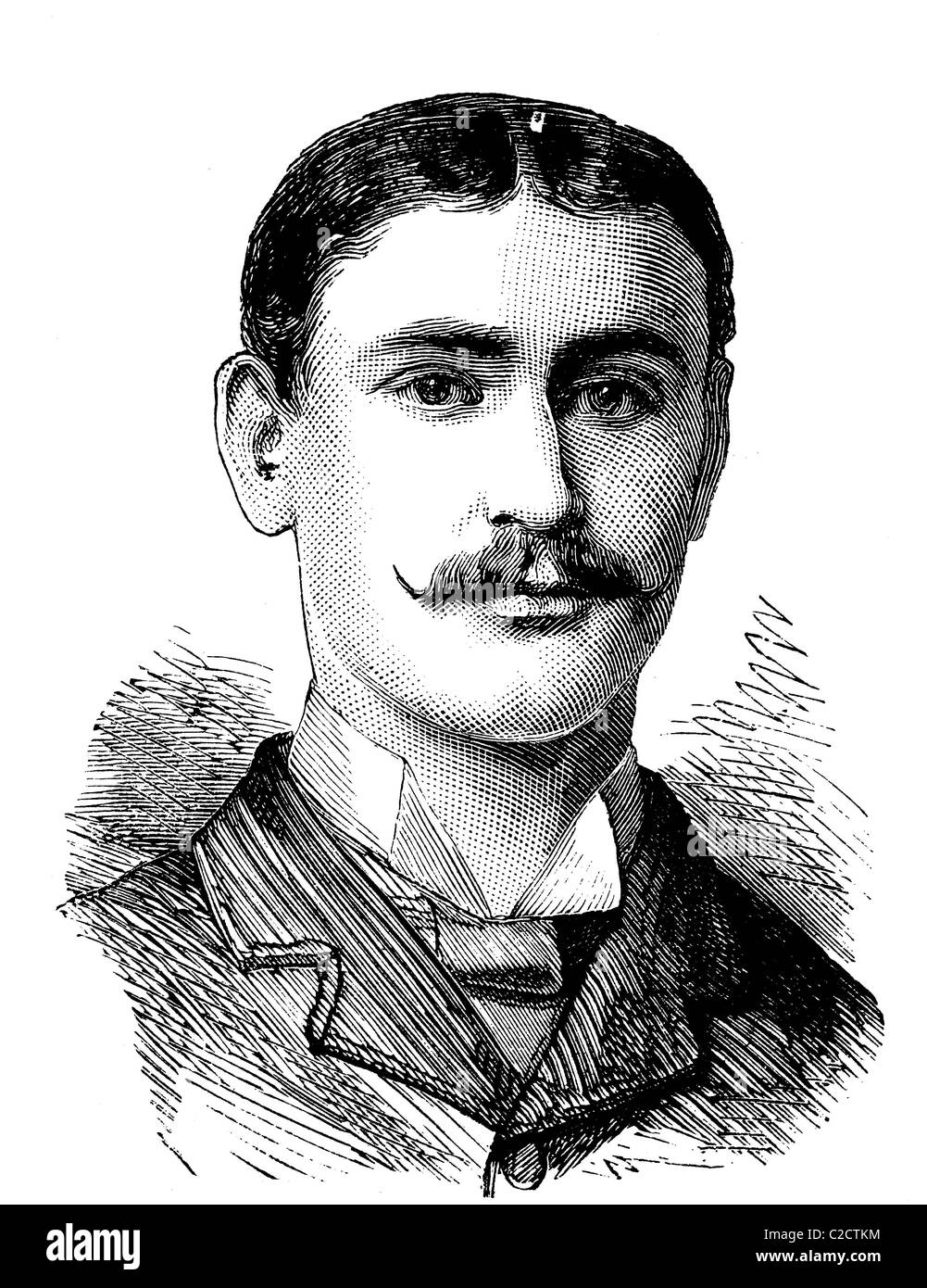 Conte di Durham, House of Lords, Inghilterra, storico illustrazione, 1884 Foto Stock