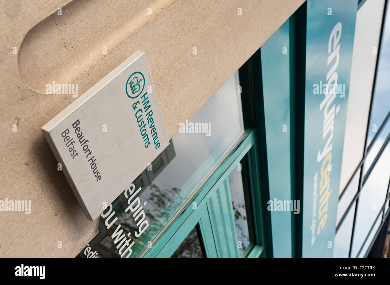 Indagine HMRC, centro di Belfast Foto Stock