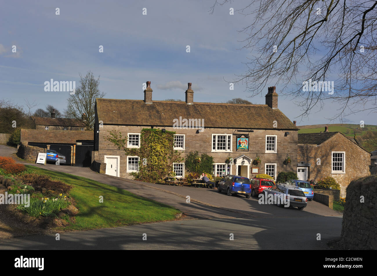 I bracci Ashetton a Downham, nr Clitheroe, Lancashire Foto Stock