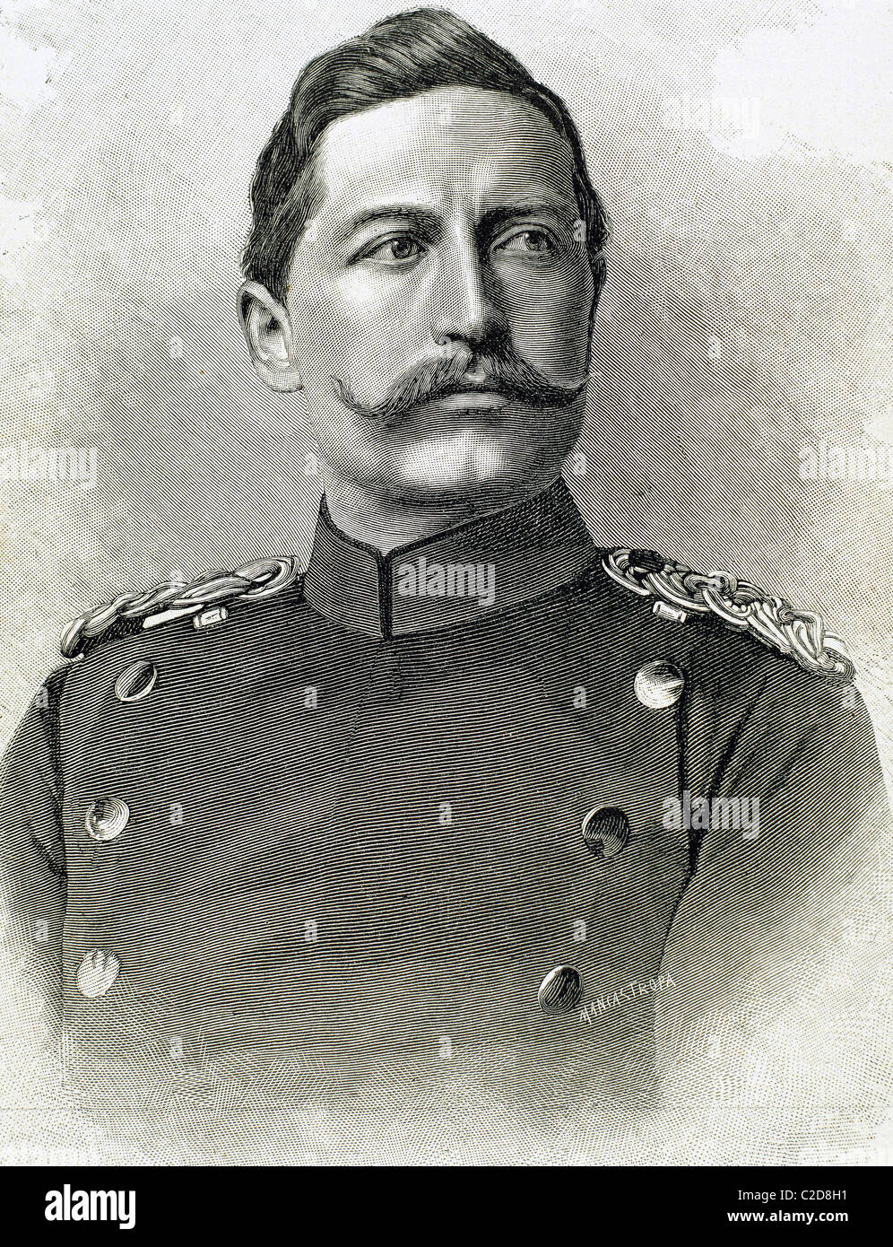 Guglielmo II di Germania (Potsdam ,1859-Doorn, 1941). Re di Prussia e imperatore tedesco (1888-1918). Foto Stock