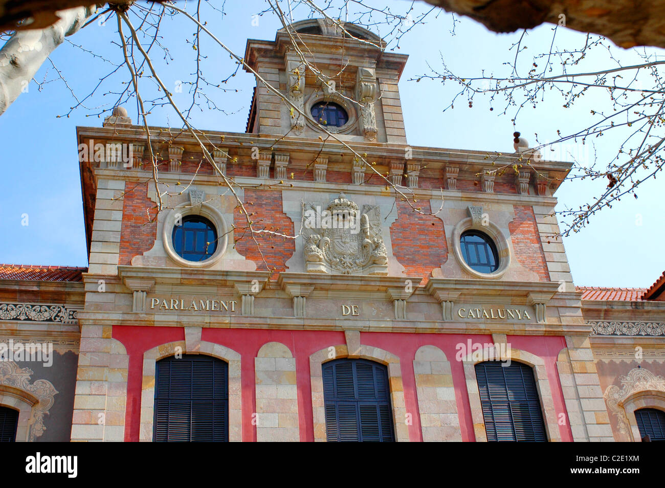 Il catalano Parlament in Ciutadella Park, Barcellona. La Catalogna, Spagna Foto Stock