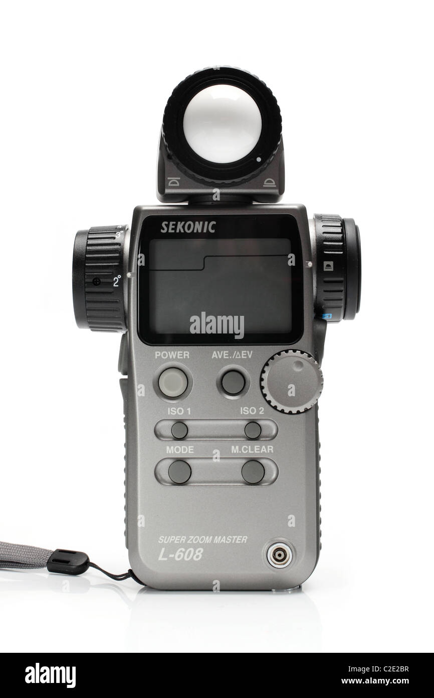 Sekonic attrezzatura fotografica misuratore di luce Foto Stock