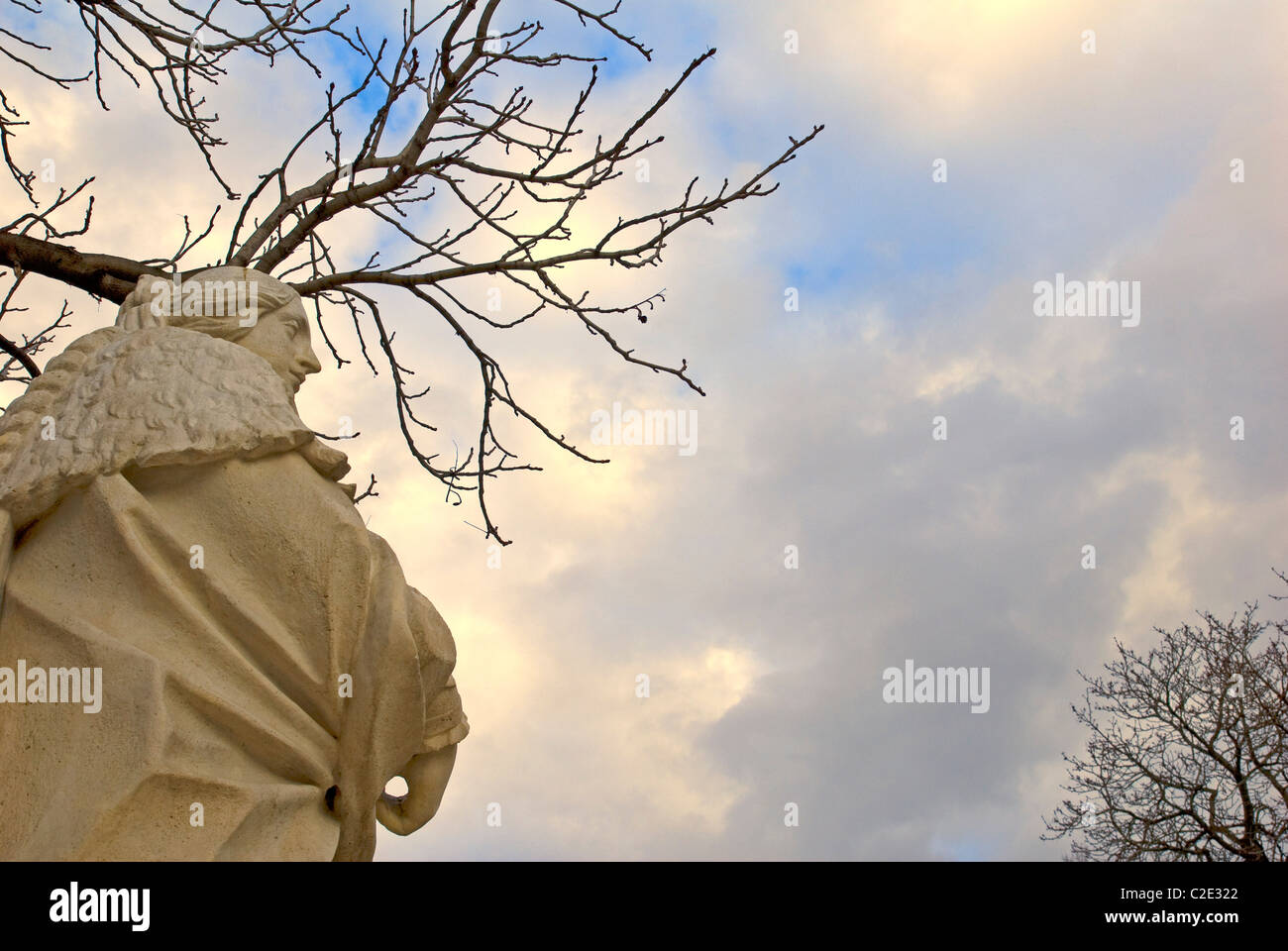 Stautue nel Parque del Retiro. Madrid. Spagna Foto Stock