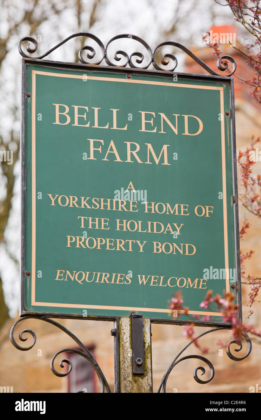 Estremità a campana Farm in un tempo di HPB condividono proprietà nella Rosedale nel North York Moors, UK. Foto Stock