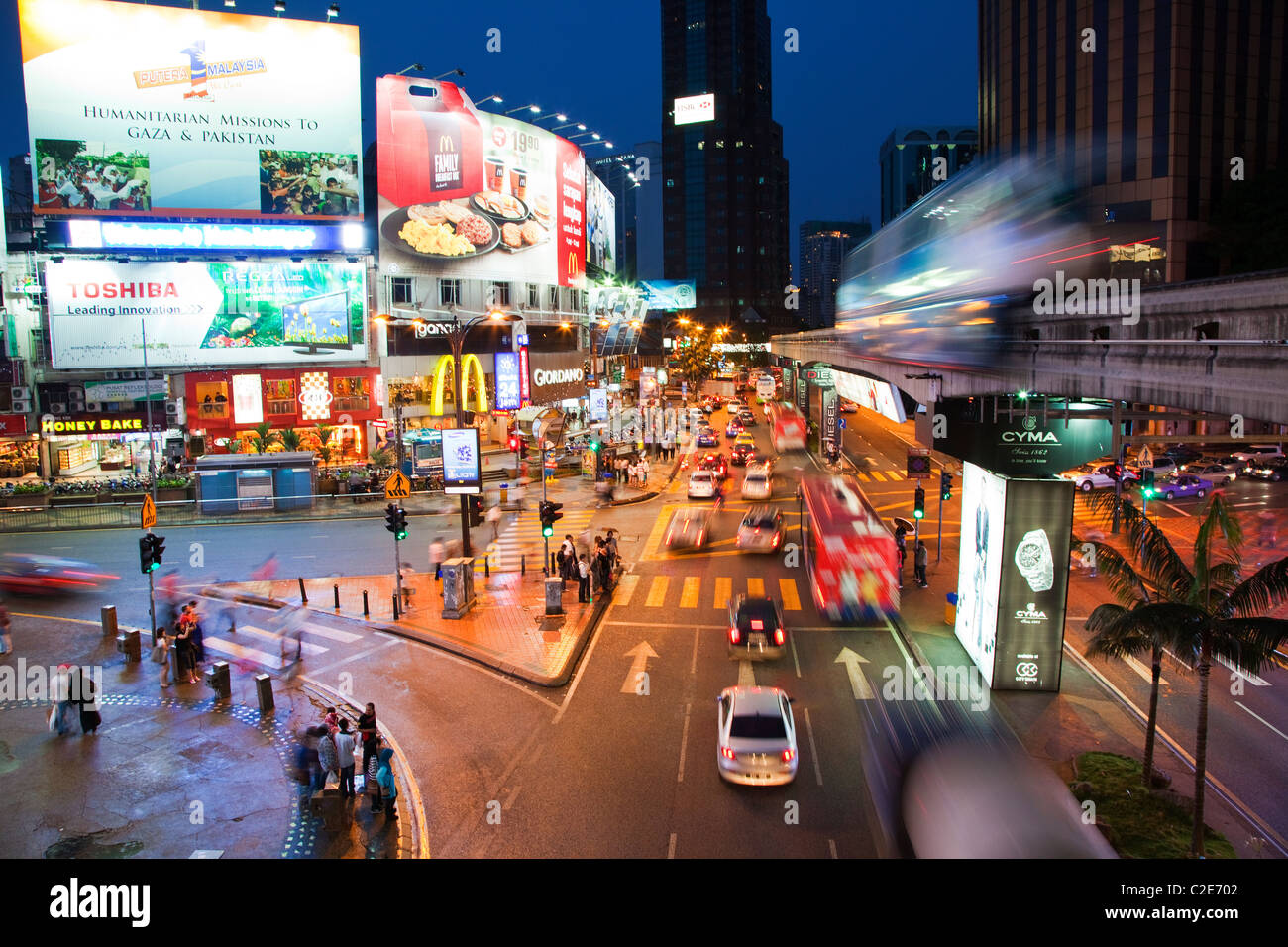 Il Bukit Bintang, Kuala Lumpur Foto Stock