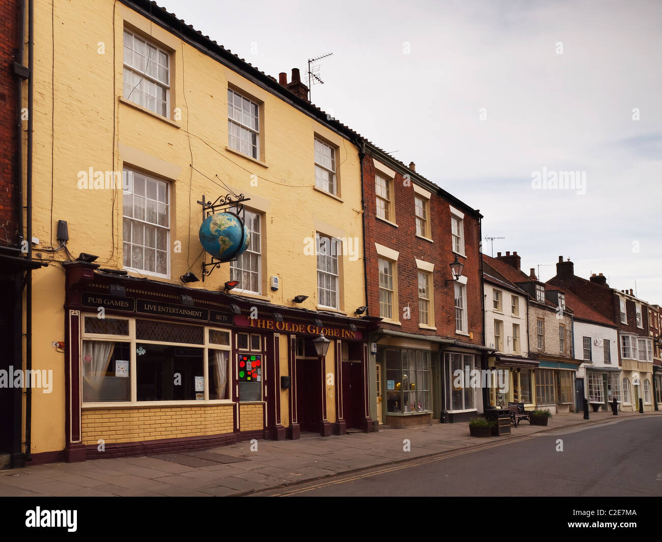 The Olde Globe Inn in High Street Bridlington Old Town East Yorkshire Inghilterra Foto Stock