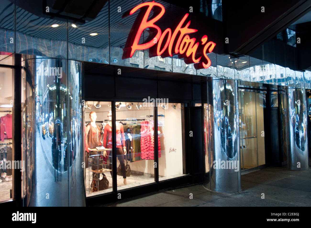 Bolton il negozio di fronte a 109 East 42th Street, Manhattan, New York City, Stati Uniti d'America Foto Stock