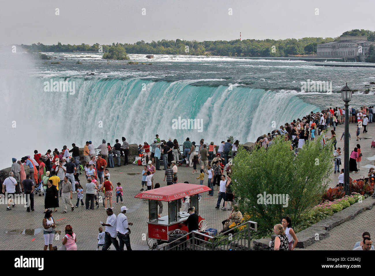 Le Cascate del Niagara vista dal terrazzo, Ontario Canada Toronto Foto  stock - Alamy