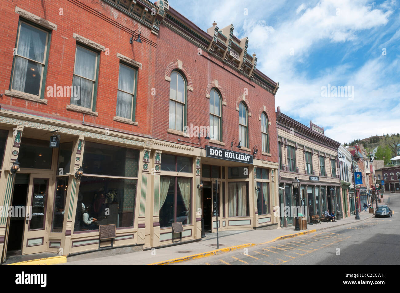 Colorado, Central City e il centro cittadino di Distretto Storico Nazionale, Doc Holliday Casino Foto Stock