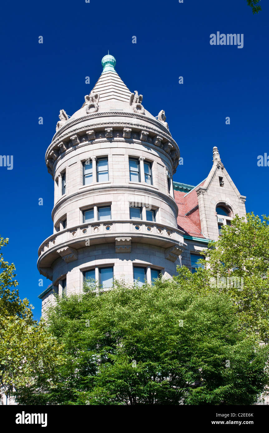 Torre del Museo Americano di Storia Naturale, Upper West Side di Manhattan, New York City, Stati Uniti d'America Foto Stock
